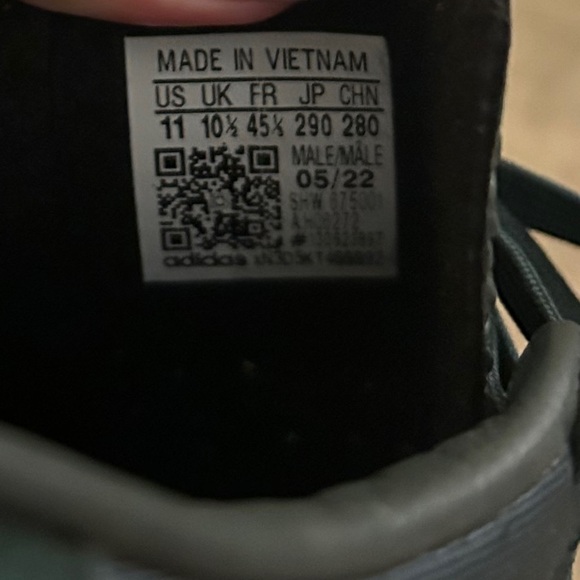 Adidas Gazelle Indoor Shadow Sneaker - Green Gum - Size Men’s 11 - Picture 9 of 13